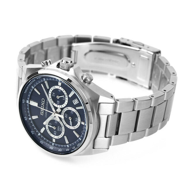 セイコーセレクション クオーツ 腕時計 ブランド メンズ 限定モデル クロノグラフ SEIKO SBTR033 アナログ ブルー SBTR033
