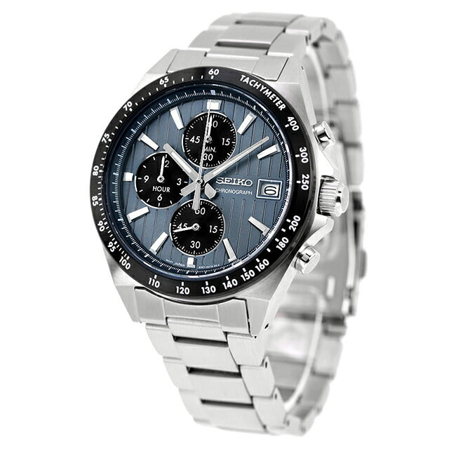 セイコーセレクション クロノグラフ クオーツ 腕時計 ブランド メンズ 流通限定 SEIKO SBTR041 アナログ ブルー SBTR041