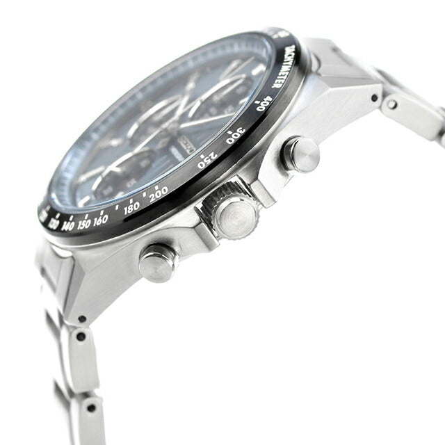 セイコーセレクション クロノグラフ クオーツ 腕時計 ブランド メンズ 流通限定 SEIKO SBTR041 アナログ ブルー SBTR041