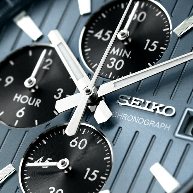 セイコーセレクション クロノグラフ クオーツ 腕時計 ブランド メンズ 流通限定 SEIKO SBTR041 アナログ ブルー SBTR041