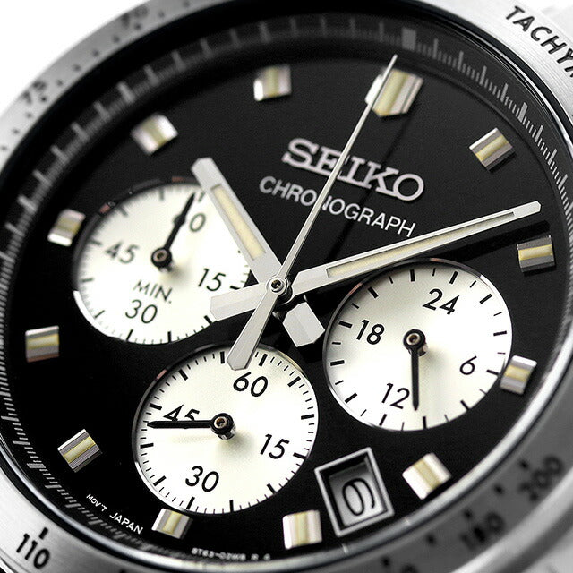 セイコーセレクション Sシリーズ クオーツ 腕時計 ブランド メンズ クロノグラフ SEIKO SELECTION SBTR047 アナログ ブラック 黒 SBTR047