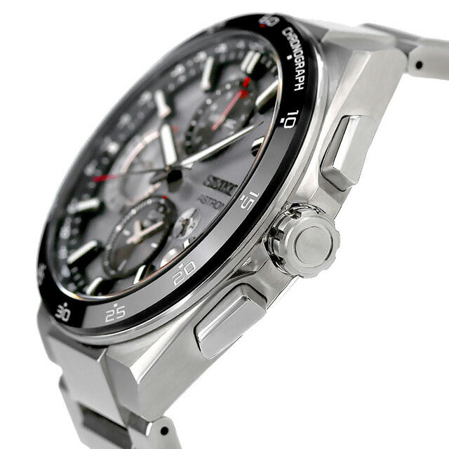 セイコー アストロン NEXTER 5X デュアルタイムクロノグラフ 電波ソーラー 腕時計 ブランド メンズ チタン SEIKO ASTRON SBXC153 SBXC153