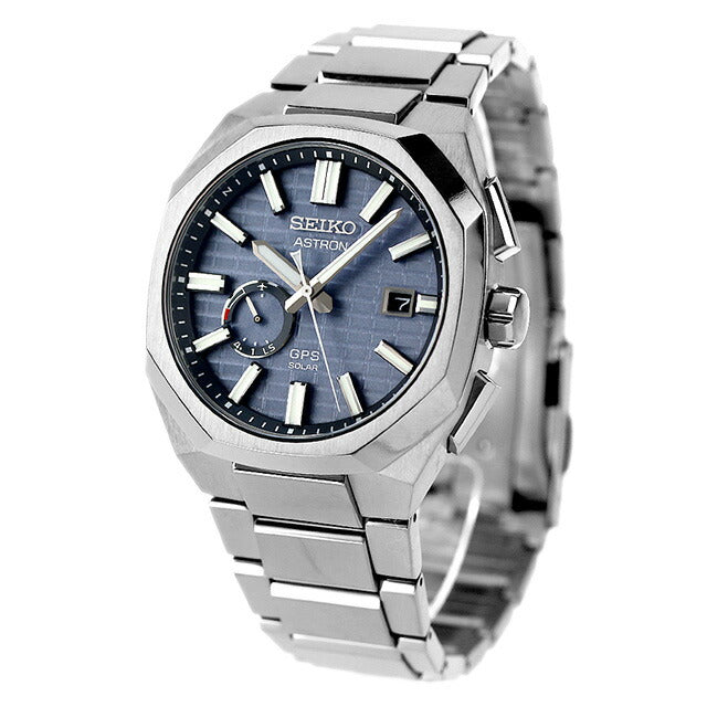 セイコー アストロン ネクスター GPS ソーラー電波 腕時計 ブランド メンズ チタン SEIKO SBXD013 ブルーグレー SBXD013