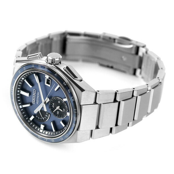 セイコー アストロン ネクスター ワールドタイム 日本製 ソーラー電波 メンズ 腕時計 ブランド SBXY037 SEIKO ブルーグレー SBXY037