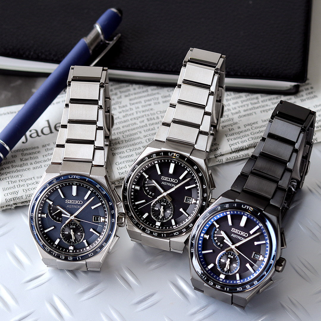 セイコー アストロン ネクスター ワールドタイム 日本製 ソーラー電波 メンズ 腕時計 ブランド SBXY041 SEIKO ブラック 大谷翔平 着用モデル SBXY041