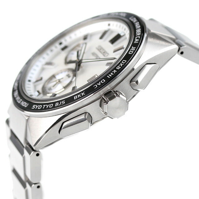 セイコー アストロン チタン ネクスター ソーラー 電波 ソーラー電波 腕時計 ブランド メンズ SEIKO SBXY049 シルバー 日本製 SBXY049