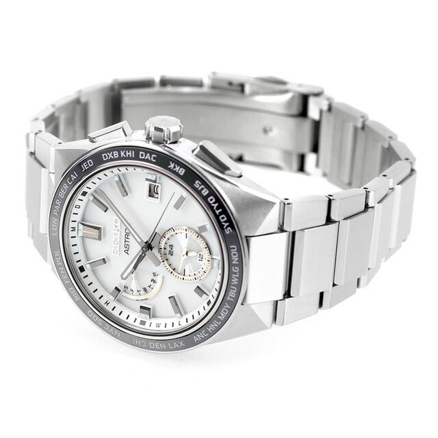 セイコー アストロン チタン ネクスター ソーラー 電波 ソーラー電波 腕時計 ブランド メンズ SEIKO SBXY049 シルバー 日本製 SBXY049