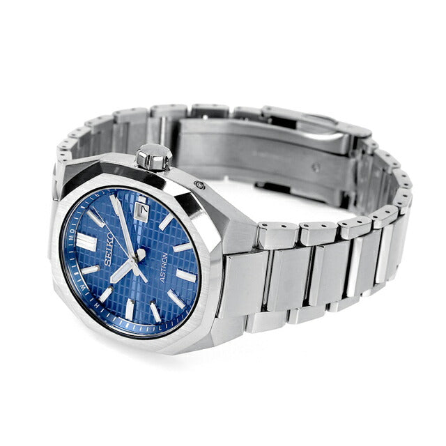 セイコー アストロン ネクスターソーラー電波 ソーラー電波 腕時計 メンズ チタン SEIKO ASTRON SBXY061 ブルー 日本製 SBXY061