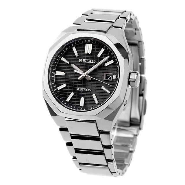 セイコー アストロン ネクスターソーラー電波 ソーラー電波 腕時計 ブランド メンズ チタン SEIKO SBXY063 ブラック 黒 日本製 SBXY063
