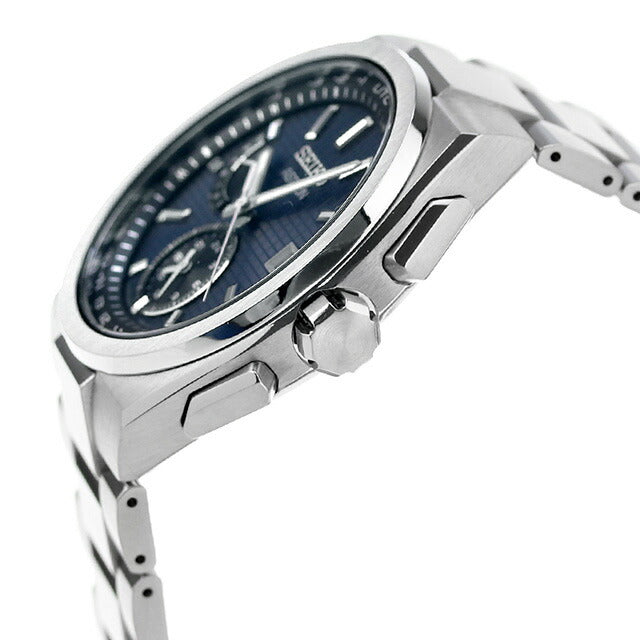 セイコー アストロン ネクスター ソーラー電波 8B63 電波ソーラー 腕時計 ブランド メンズ チタン SEIKO SBXY065 アナログ ブルー 日本製 SBXY065