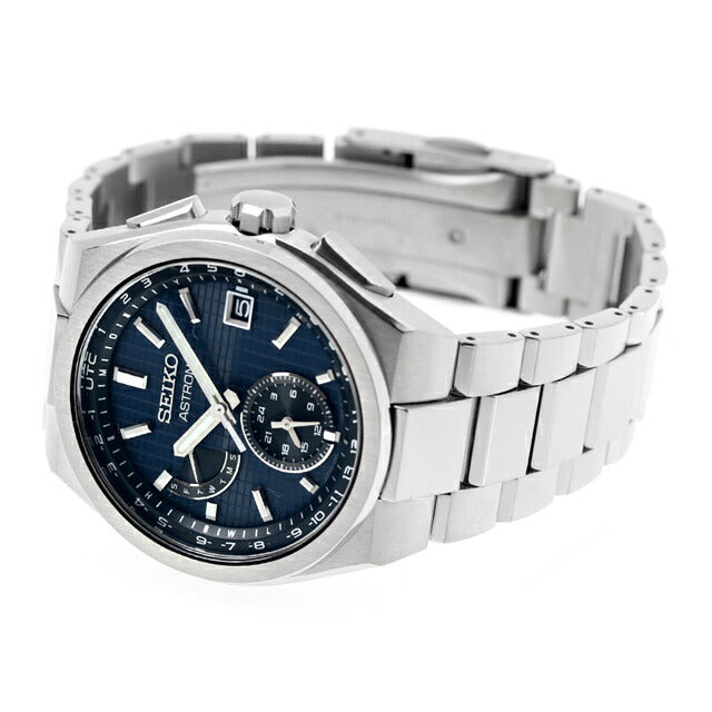 セイコー アストロン ネクスター ソーラー電波 8B63 電波ソーラー 腕時計 ブランド メンズ チタン SEIKO SBXY065 アナログ ブルー 日本製 SBXY065