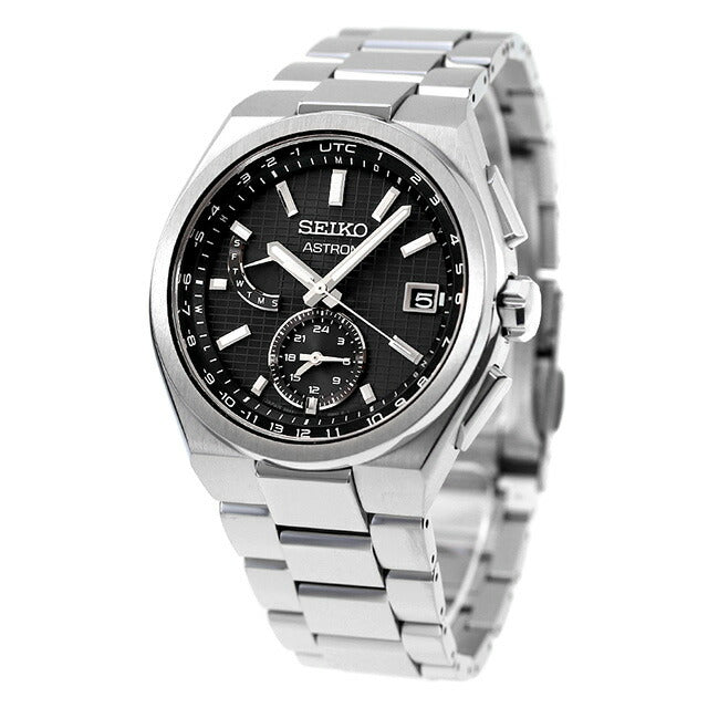 セイコー アストロン ネクスター ソーラー電波 8B63 電波ソーラー 腕時計 ブランド メンズ チタン SEIKO SBXY067 アナログ ブラック 黒 日本製 SBXY067
