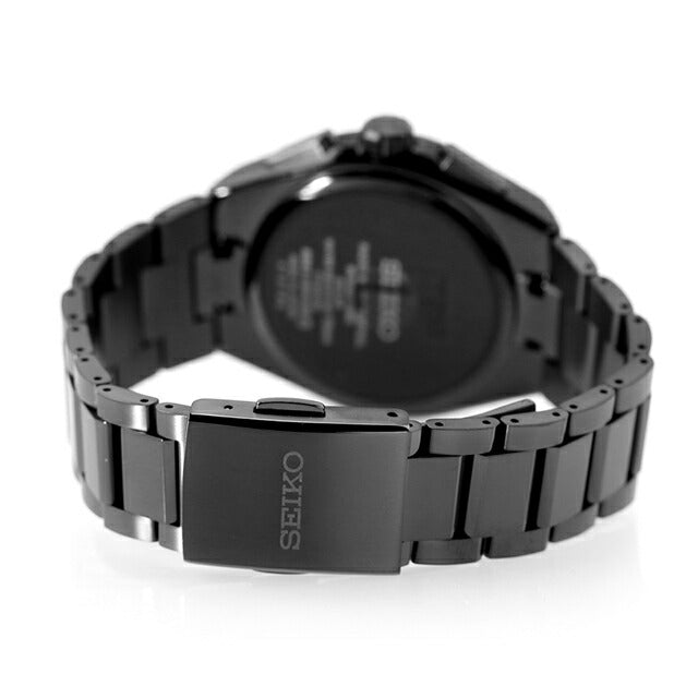 セイコー アストロン NEXTER ワールドタイム 電波ソーラー 腕時計 ブランド メンズ チタン SEIKO ASTRON SBXY087 アナログ オールブラック 黒 日本製 SBXY087