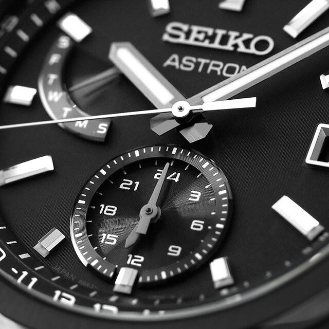 セイコー アストロン NEXTER ワールドタイム 電波ソーラー 腕時計 ブランド メンズ チタン SEIKO ASTRON SBXY087 アナログ オールブラック 黒 日本製 SBXY087