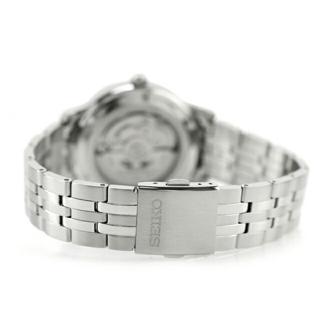 セイコーセレクション Sシリーズ メカニカル 自動巻き 腕時計 ブランド メンズ SEIKO SELECTION SCVE061 アナログ ブラック 黒 日本製 SCVE061