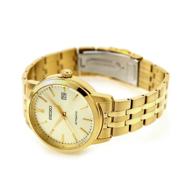 セイコーセレクション Sシリーズ メカニカル 自動巻き 腕時計 ブランド メンズ SEIKO SELECTION SCVE062 アナログ 薄金 ゴールド 日本製 SCVE062