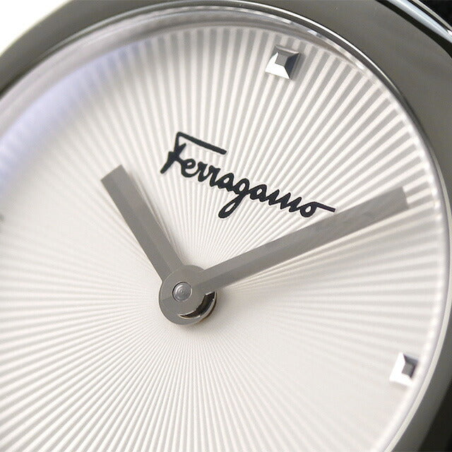 サルヴァトーレ フェラガモ ヴァラ クオーツ 腕時計 ブランド レディース 革ベルト Salvatore Ferragamo SFEL00119 アナログ ホワイト ブラック 黒 スイス製 成人祝い プレゼント ギフト SFEL00119