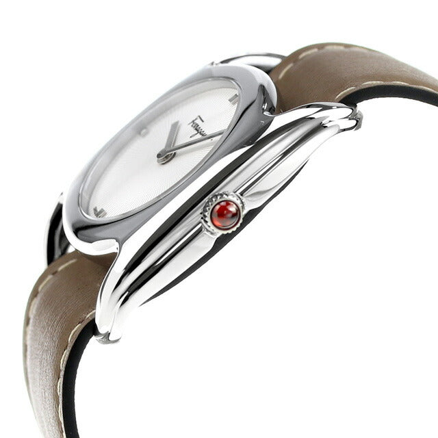 サルヴァトーレ フェラガモ ヴァラ クオーツ 腕時計 ブランド レディース Salvatore Ferragamo SFEL00219 アナログ シルバー グレージュ SFEL00219