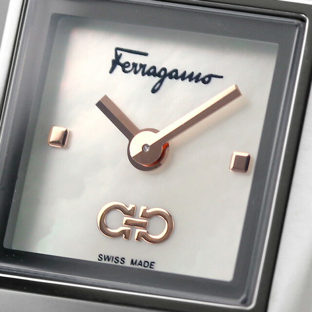 サルヴァトーレ フェラガモ スクエア クオーツ 腕時計 ブランド レディース Salvatore Ferragamo SFYC01122 アナログ シェル スイス製 SFYC01122