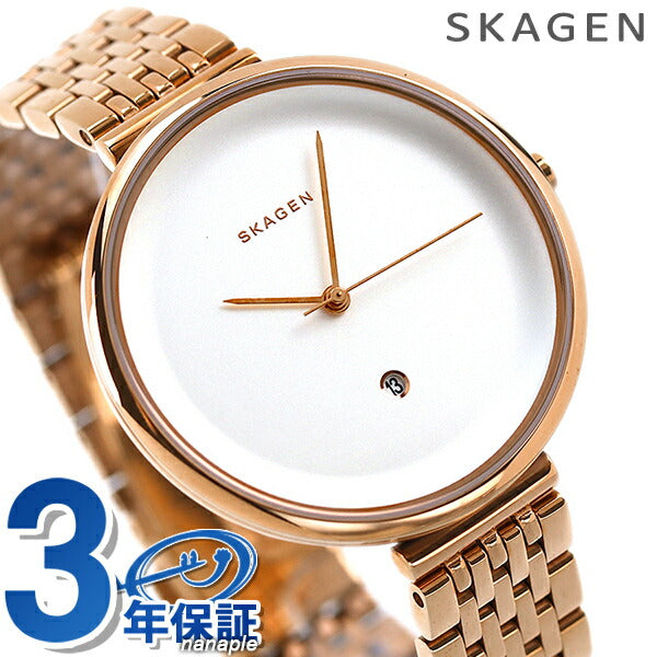 スカーゲン 時計 ギッテ 38mm レディース 腕時計 ブランド SKW2421 シルバー ピンクゴールド SKW2421