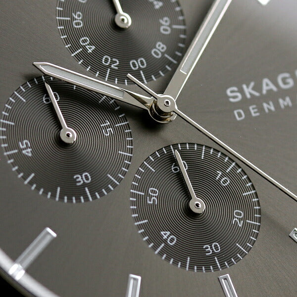 スカーゲン ホルスト 42mm クロノグラフ メンズ 腕時計 ブランド SKW6608 HOLST ガンメタル SKW6608