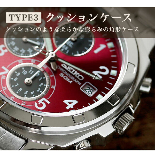 セイコー 逆輸入 海外モデル 腕時計 ブランド メンズ レディース 海外モデル クロノグラフ SEIKO アナログ 黒 白 赤 SND 選べるモデル SND367