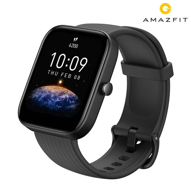 アマズフィット Bip 3 amazfit ブラック 黒 スマートウォッチ 心拍数 血中酸素 Bluetooth メンズ レディース SP170046C01 記念品 プレゼント ギフト SP170046C01