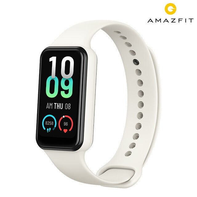 アマズフィット Band 7 充電式クオーツ スマートウォッチ メンズ レディース Bluetooth Amazfit SP170049-C15 デジタル ベージュ 記念品 プレゼント ギフト SP170049-C15