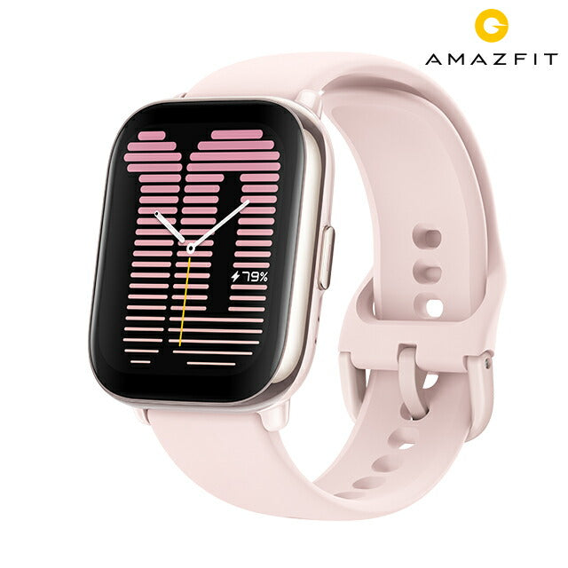 アマズフィット ペタルピンク 充電式クオーツ スマートウォッチ ブランド メンズ レディース Bluetooth Amazfit SP170066-C172 デジタル SP170066-C172