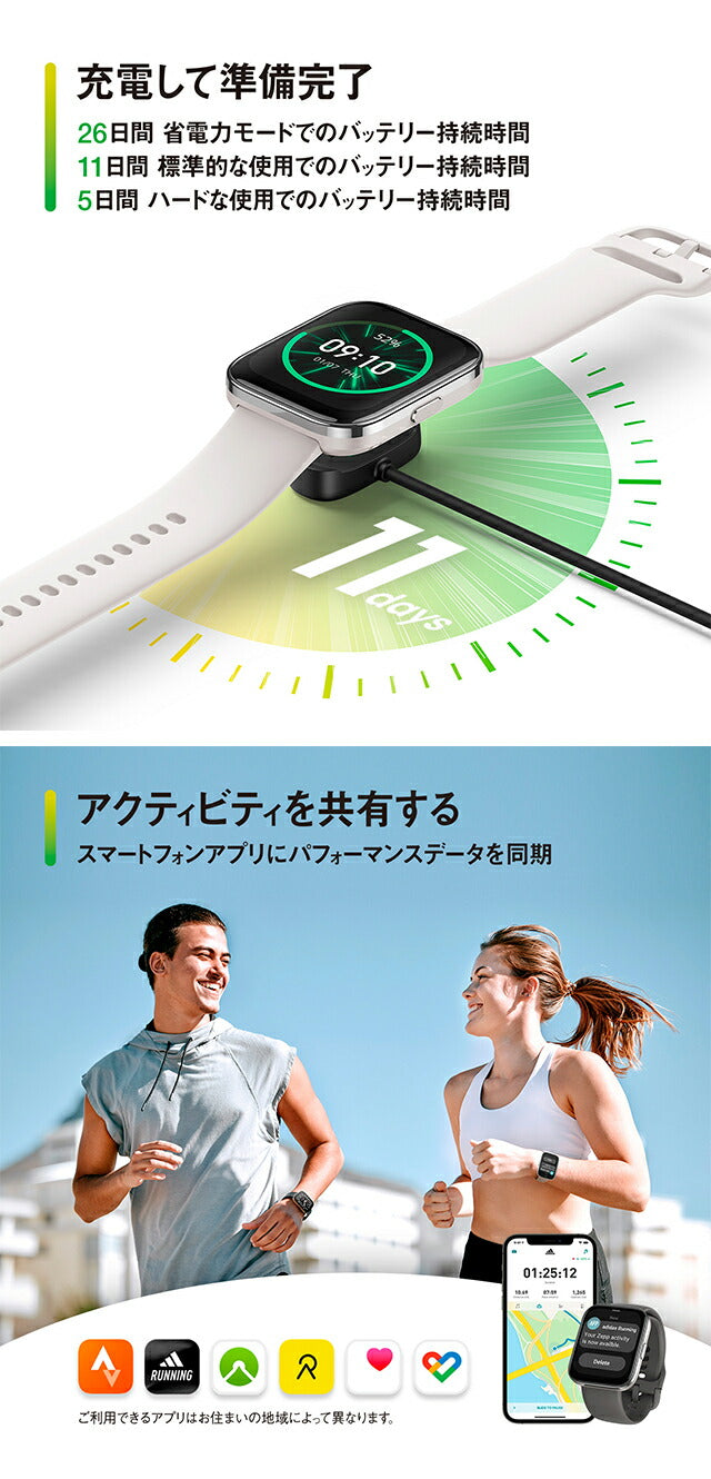 アマズフィット Bip 5 Unity 46mm スマートウォッチ ブランド メンズ レディース Bluetooth Amazfit デジタル 選べるモデル SP170068