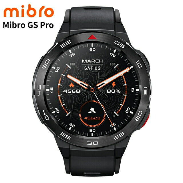 ミブロ Mibro GS Pro 充電式クオーツ スマートウォッチ ブランド メンズ Bluetooth mibro SP380009-C01 デジタル ブラック 黒 SP380009-C01
