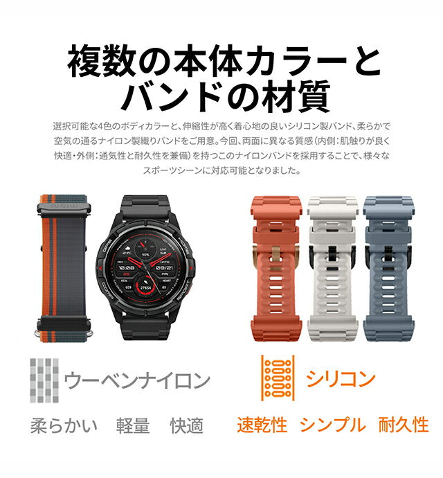 ミブロ GS Active 充電式クオーツ スマートウォッチ ブランド メンズ Bluetooth SP380010-C02 デジタル ホワイト 白 SP380010-C02