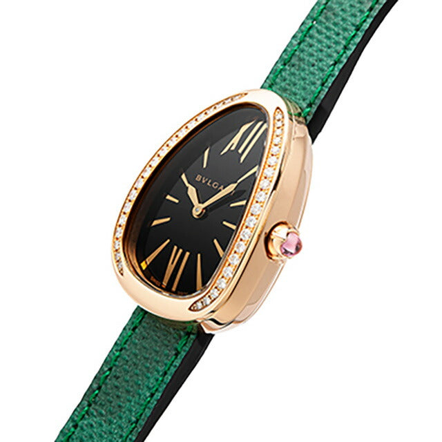 ブルガリ セルペンティ クオーツ 腕時計 ブランド レディース ダイヤモンド 替えベルト BVLGARI SPP32BGDL アナログ スイス製 SPP32BGDL