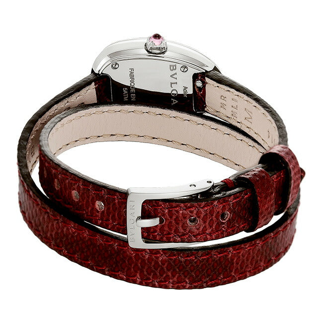 ブルガリ セルペンティ クオーツ 腕時計 ブランド レディース ダイヤモンド 替えベルト BVLGARI SPS27C9SDL アナログ レッド 赤 SPS27C9SDL