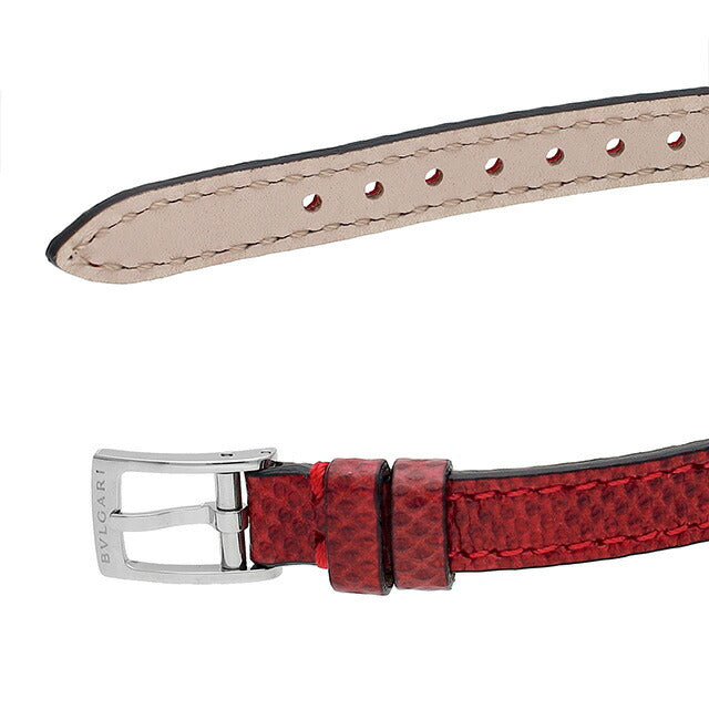 ブルガリ セルペンティ クオーツ 腕時計 ブランド レディース ダイヤモンド 替えベルト BVLGARI SPS27C9SDL アナログ レッド 赤 SPS27C9SDL