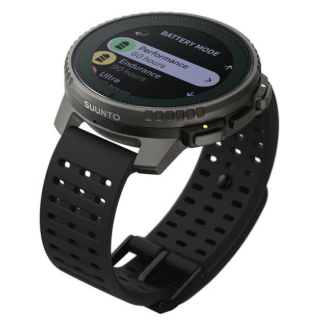 スント バーティカル チタニウム ソーラー 充電式クオーツ スマートウォッチ メンズ レディース チタン SUUNTO SS050858000 ブラック 黒 記念品 ギフト SS050858000