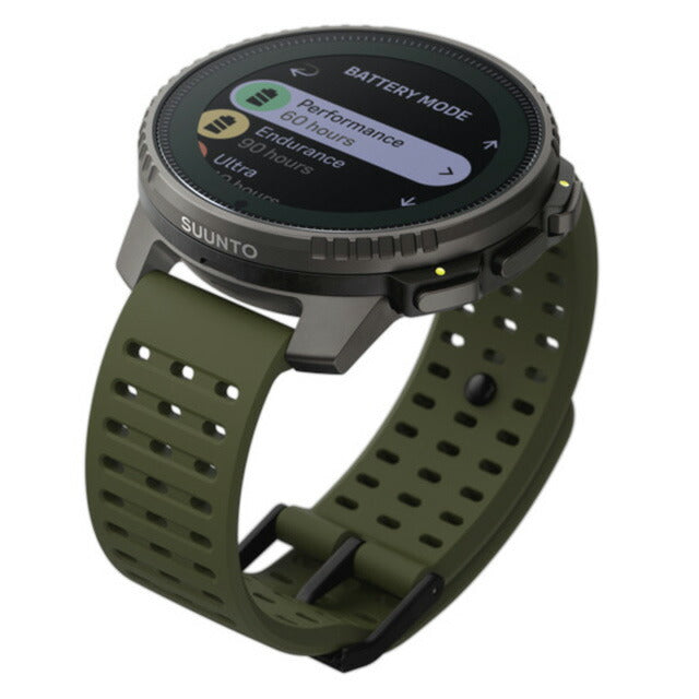 スント バーティカル チタニウム ソーラー フォレスト 充電式クオーツ スマートウォッチ メンズ レディース チタン SUUNTO SS050859000 カーキ 記念品 ギフト SS050859000