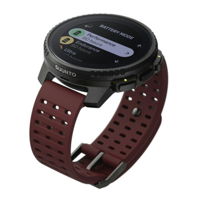 スント バーティカル ブラック ルビー 充電式クオーツ スマートウォッチ メンズ レディース SUUNTO SS050865000 ブラウン 記念品 プレゼント ギフト SS050865000