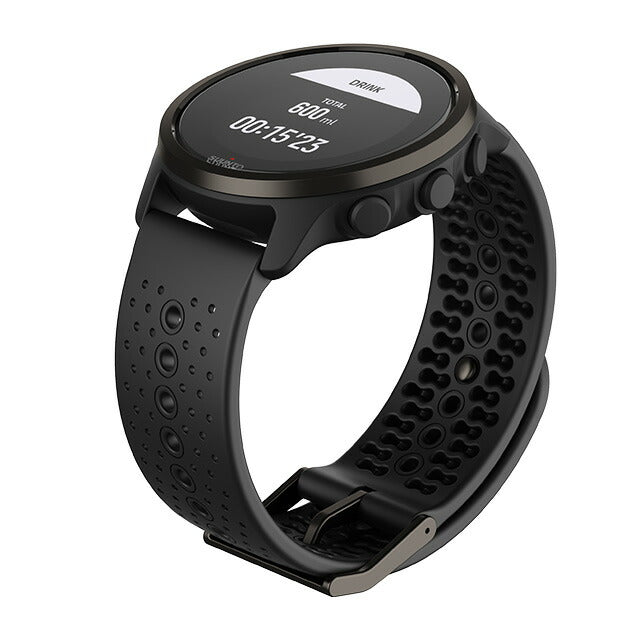 スント 5 ピーク スマートウォッチ メンズ レディース ランニング トライアスロン サイクリング SUUNTO SS050888000 デジタル オールブラック 黒 SS050888000