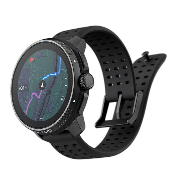 スント レース オールブラック 充電式クオーツ スマートウォッチ ブランド メンズ レディース SUUNTO SS050929000 デジタル ブラック 黒 SS050929000