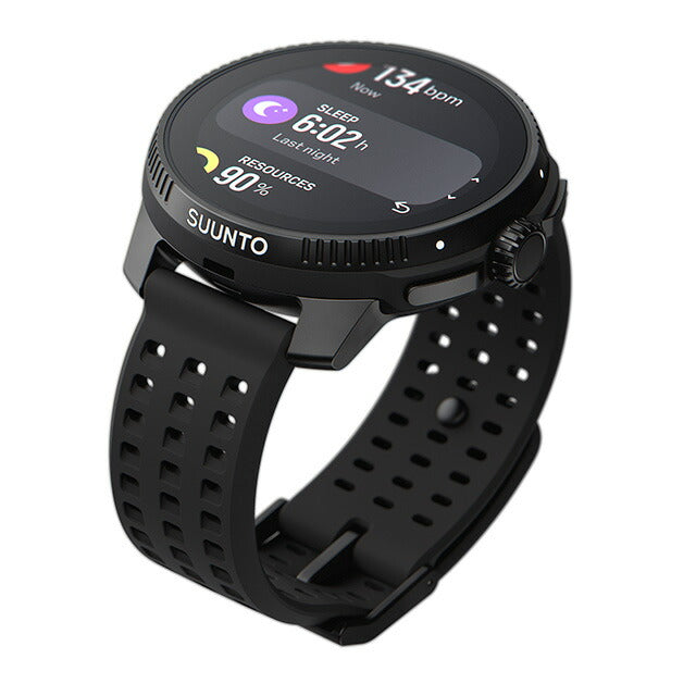 スント レース オールブラック 充電式クオーツ スマートウォッチ ブランド メンズ レディース SUUNTO SS050929000 デジタル ブラック 黒 SS050929000