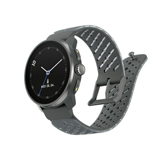 スント レース エス チタニウム グラファイト 充電式クオーツ スマートウォッチ ブランド メンズ レディース SUUNTO SS051104000 デジタル グレー SS051104000