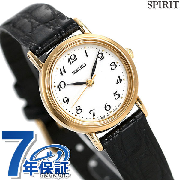 セイコー 腕時計 ブランド レディース ホワイト ブラック 革ベルト SSDA030 SEIKO SSDA030