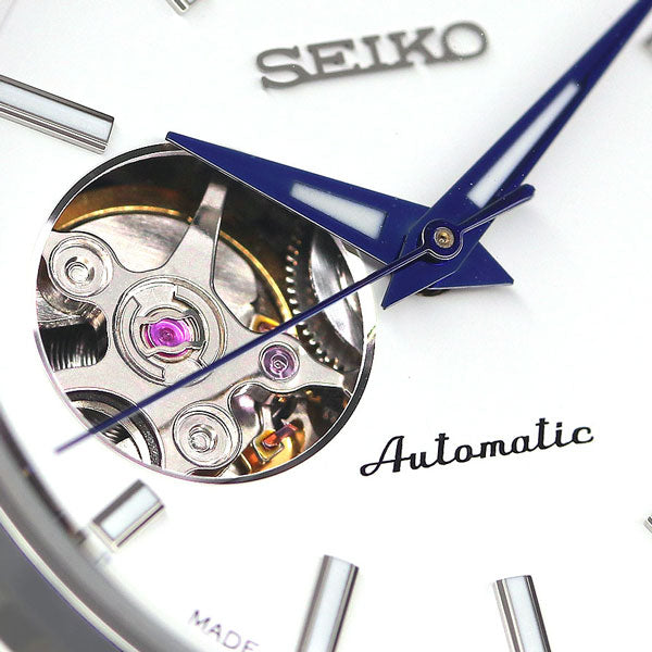 セイコー メカニカル オープンハート 日本製 自動巻き メンズ レディース 腕時計 SSDE009 SEIKO セイコーセレクション ホワイト SSDE009