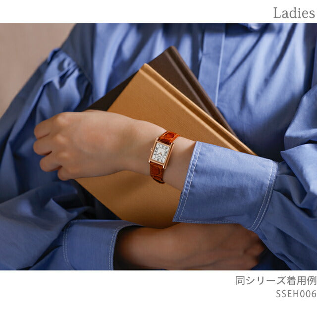 セイコーセレクション 腕時計 ブランド ナノユニバース コラボレーション クオーツ レディース 革ベルト SEIKO SSEH006 アナログ SSEH006