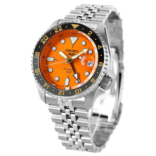 セイコー5 スポーツ ファイブスポーツ 限定モデル SKX Series GMTモデル 自動巻き 機械式 メンズ 腕時計 ブランド SSK005KC SEIKO オレンジ SSK005KC