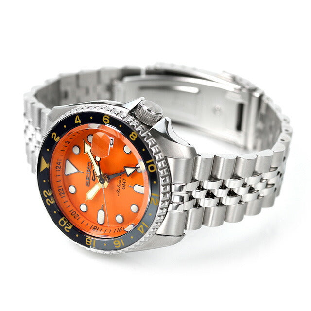 セイコー5 スポーツ ファイブスポーツ 限定モデル SKX Series GMTモデル 自動巻き 機械式 メンズ 腕時計 ブランド SSK005KC SEIKO オレンジ SSK005KC
