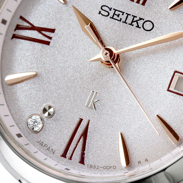 セイコー ルキア 2024年春夏 電波ソーラー 腕時計 ブランド レディース チタン ラボグロウンダイヤモンド SEIKO LUKIA SSQW081 アナログ SSQW081