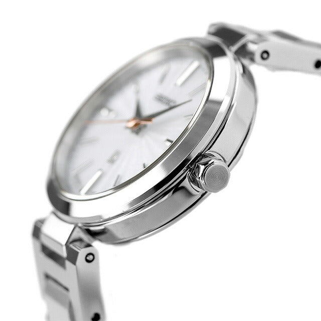 セイコー ルキア 腕時計 ブランド アイコレクション レディース ミニソーラー ソーラー SEIKO SSVR139 シルバー 日本製 SSVR139