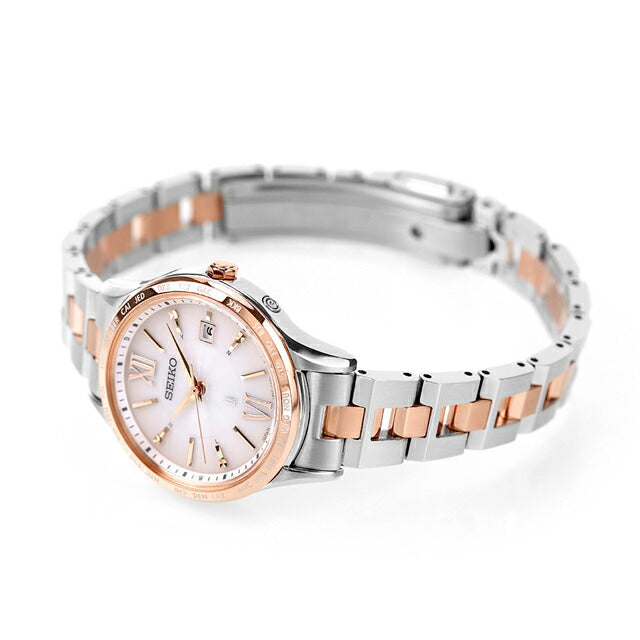 セイコー ルキア Standard ソーラー電波 腕時計 ブランド SEIKO SSVV082 アナログ ピンクグラデーション ピンクゴールド 日本製 レディース SSVV082